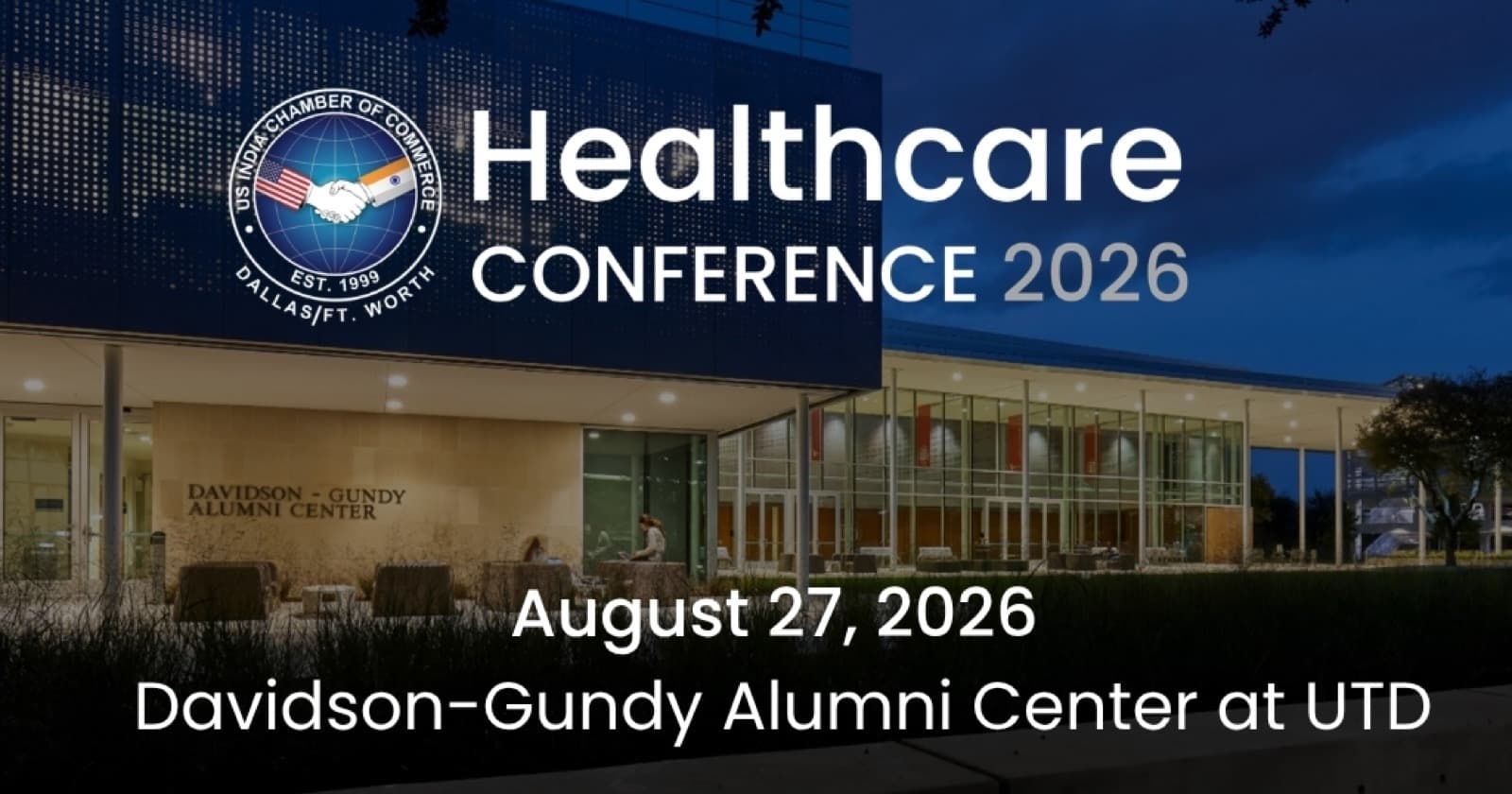 US-India Chamber DFW Annual Healthcare Conference 2026 promotional artwork