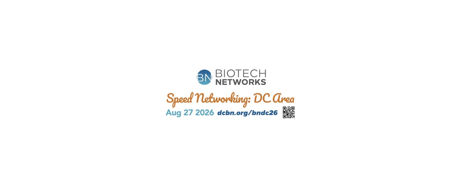 Biotech Networks Speed Networking Silver Spring event artwork