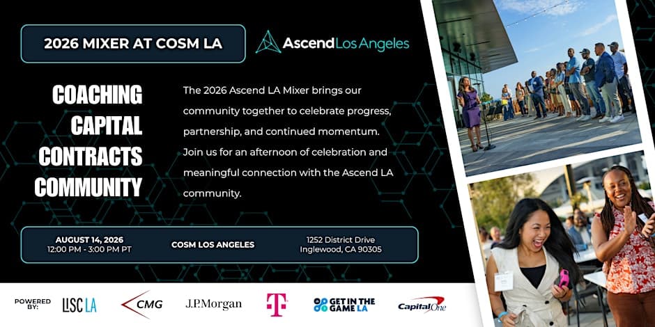 ASCEND LA 2026 Mixer event artwork from Eventbrite