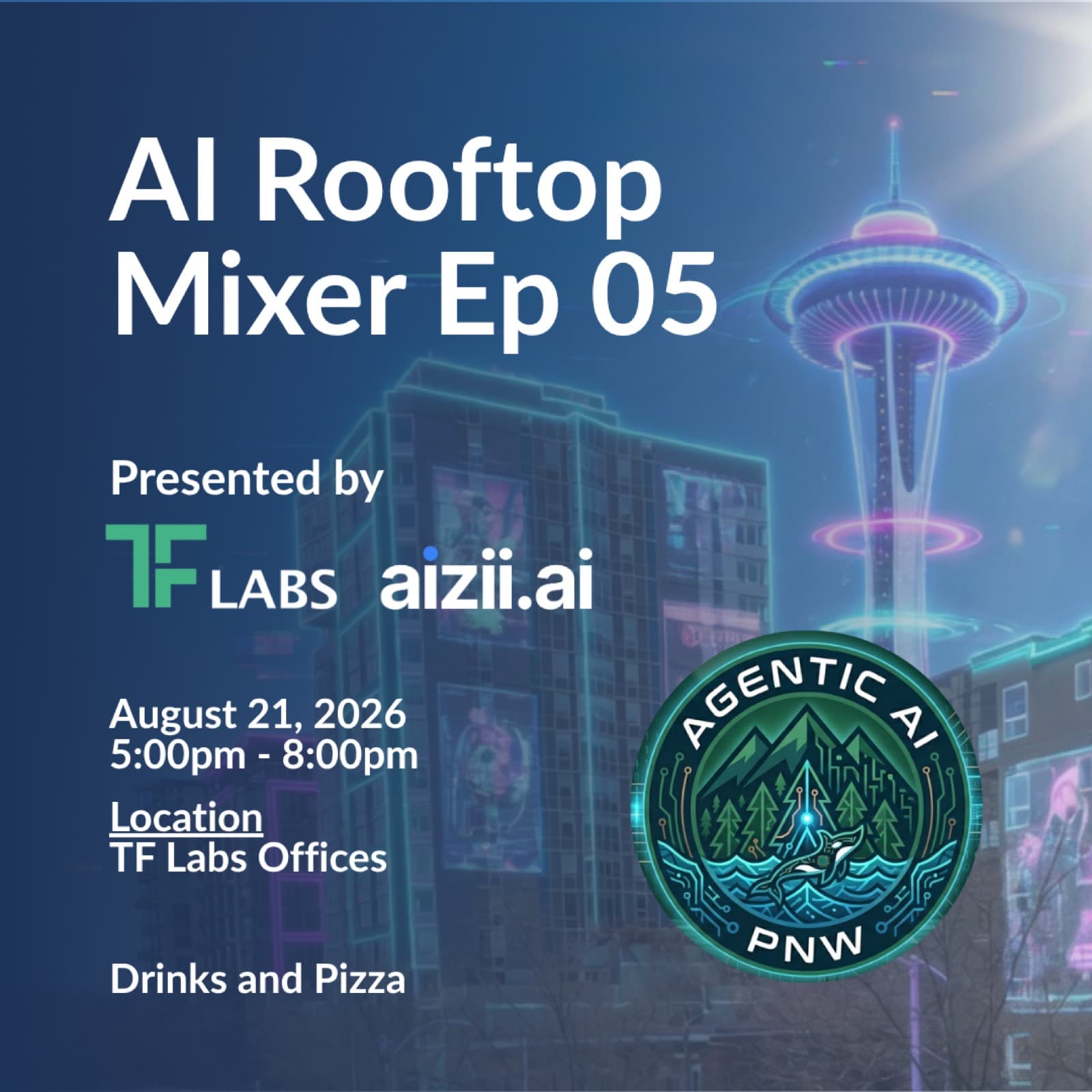 AI Builder’s Rooftop Mixer Episode 5 event artwork
