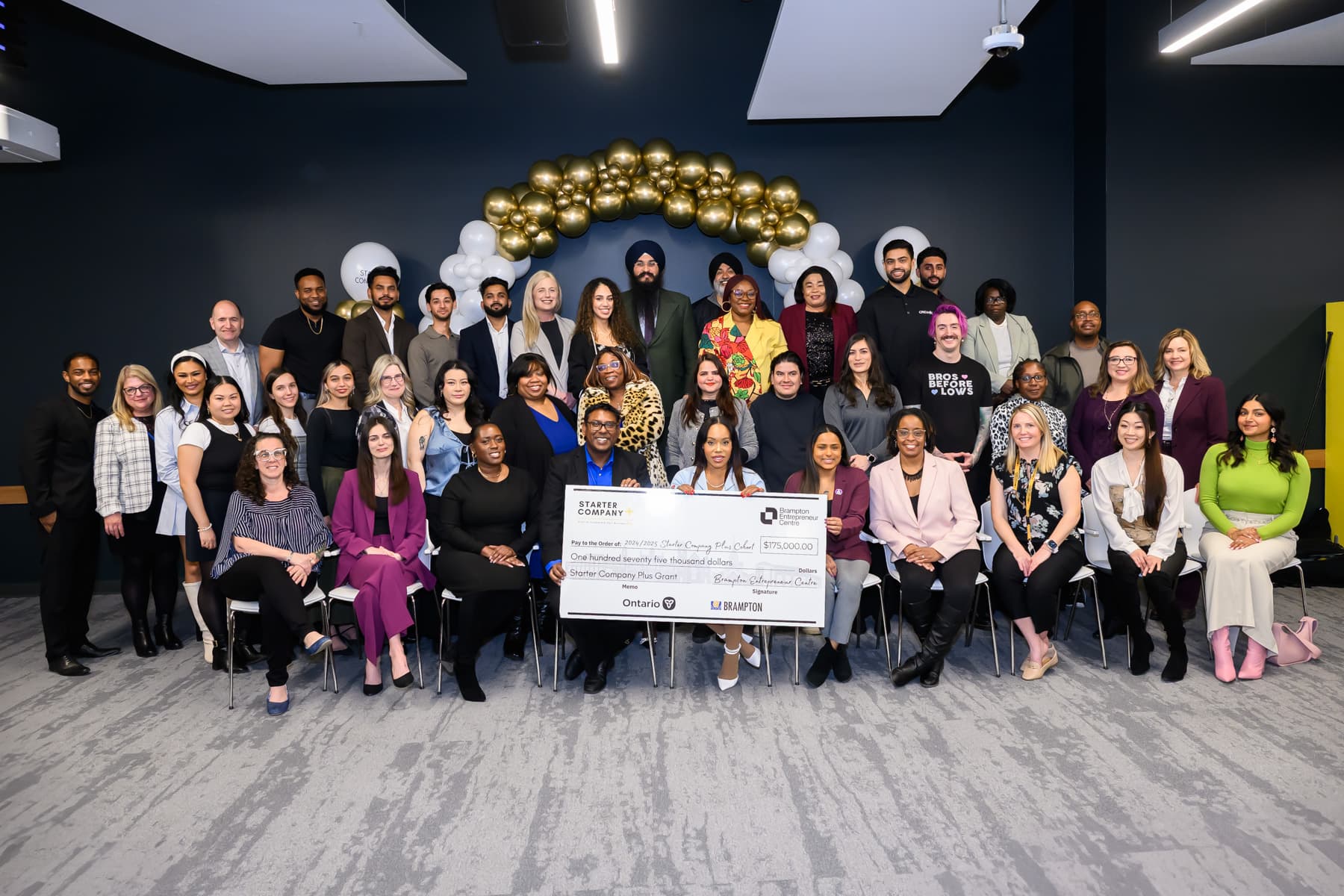 Community gathering at the Brampton Entrepreneur Centre