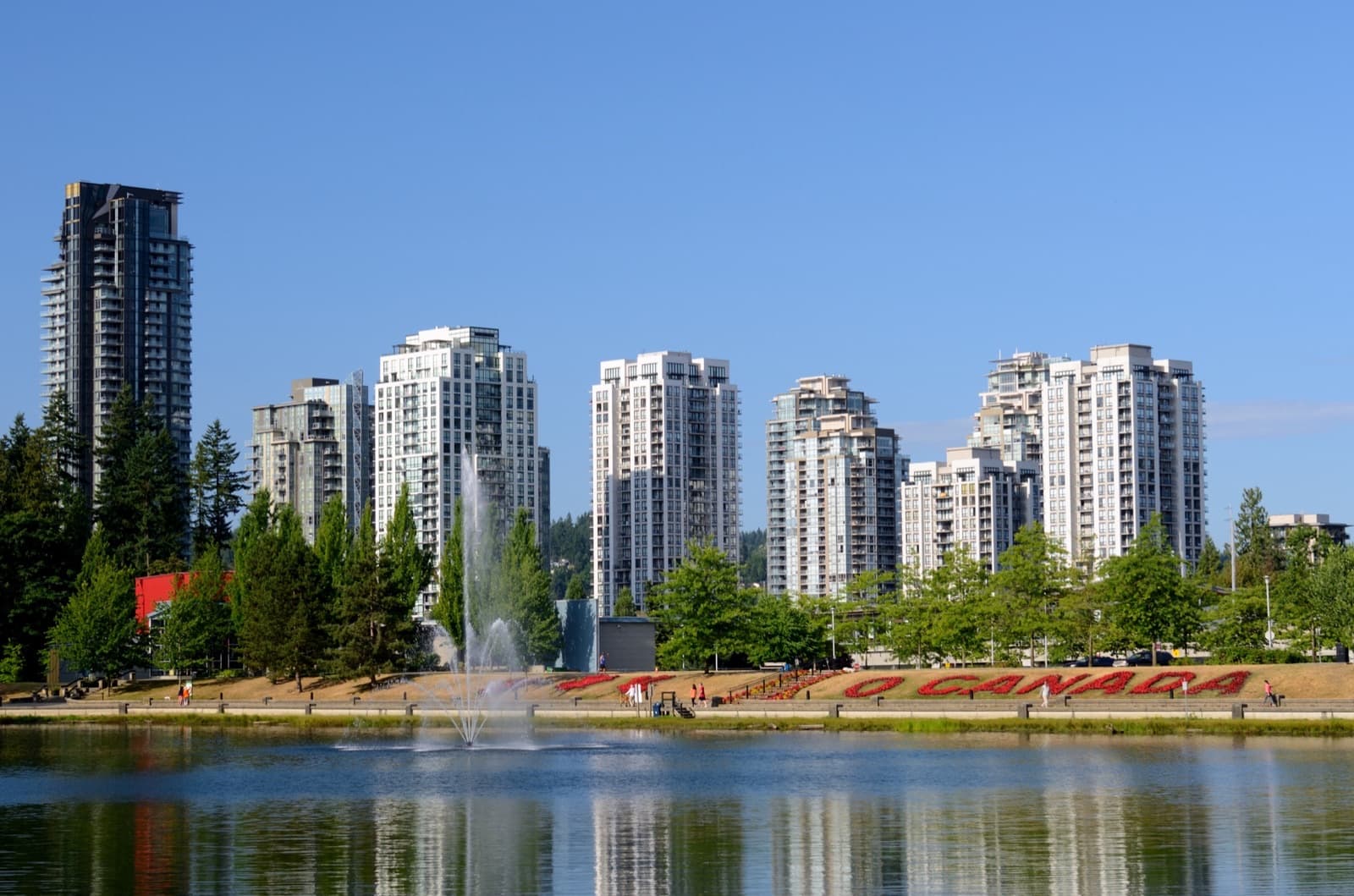 Lafarge Lake at Town Centre Park in Coquitlam, site of the BC Dumpling Festival
