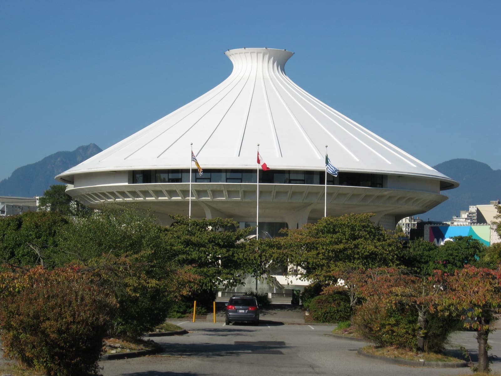 Museum of Vancouver and H.R. MacMillan Space Centre on Chestnut Street in Kitsilano