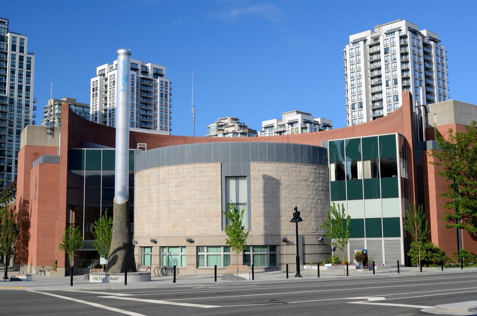 Coquitlam City Hall plaza near Town Centre Park, civic grounds for Kimchi & K-Food Festival