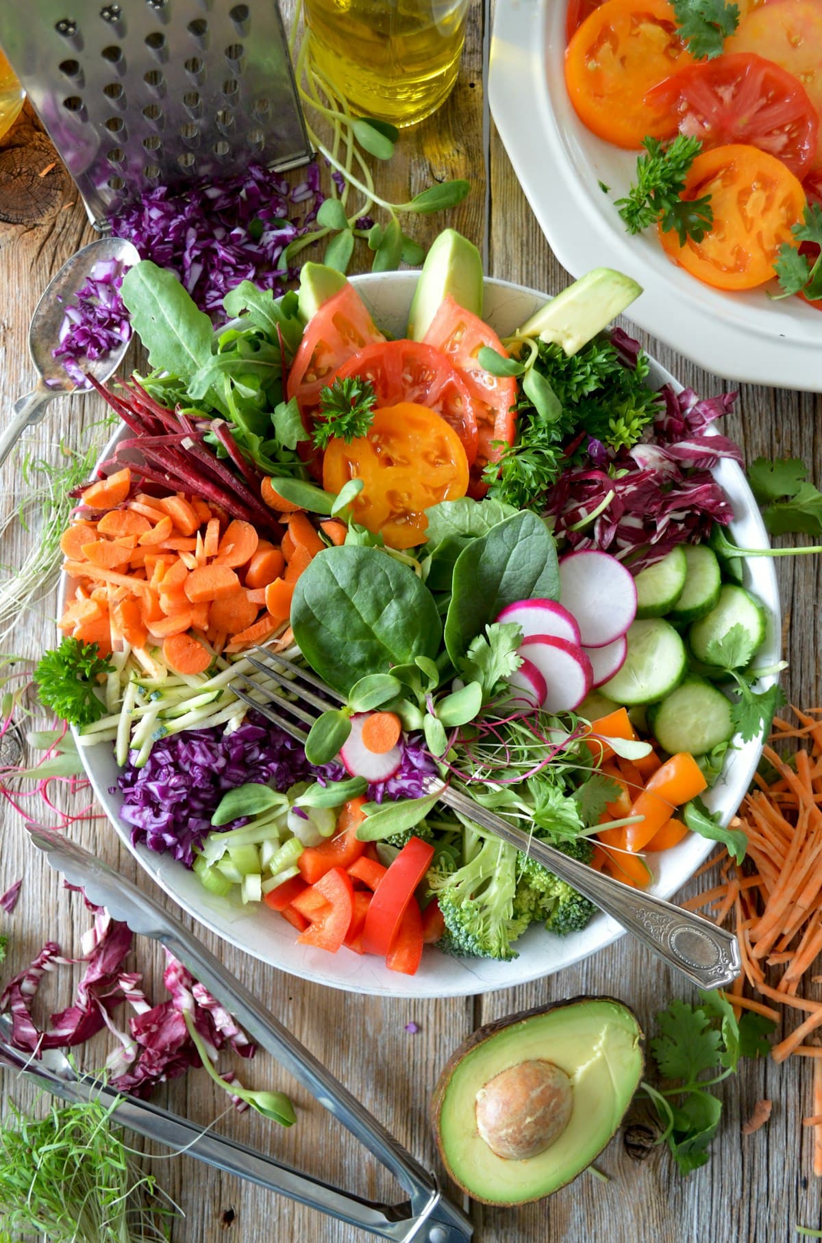 Colorful produce and goods at an outdoor market