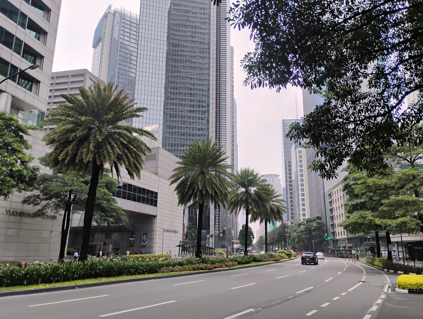 Ayala Avenue streetscape in Makati’s central business district
