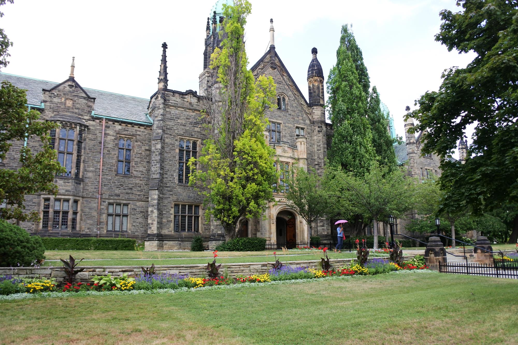 Trinity College building on the University of Toronto campus