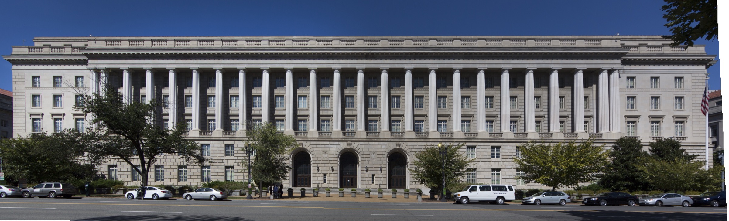 Panorama of the Internal Revenue Service headquarters in Washington, D.C.